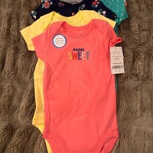 Carter's Super Sweet Coral Bodysuit